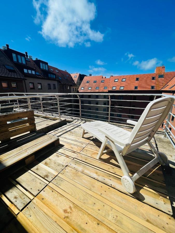 Penthousestudio Met Groot Zonneterras Nieuwpoort Eksteriør billede